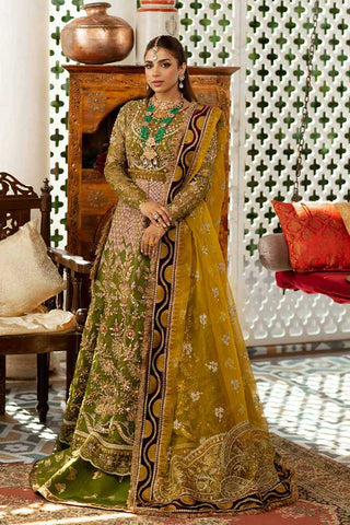 Picture of Maryam Hussain - 07 Mehndi Gulaab Wedding Collection - Available at Raja Sahib