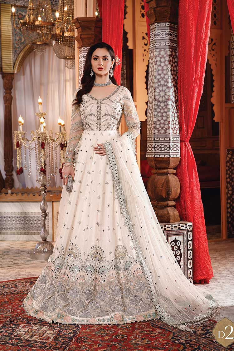 Picture of <!--bru-->Maria B - Design 02 Mbroidered Wedding Edition Vol 25 - Available at Raja Sahib