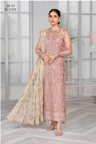 Picture of Zarif - ZB 07 Blush Bahaar Formal Wear Collection - Available at Raja Sahib