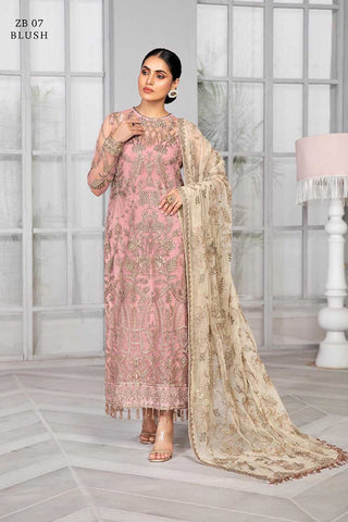 Picture of Zarif - ZB 07 Blush Bahaar Formal Wear Collection - Available at Raja Sahib