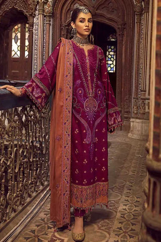 Picture of Gul Ahmed - 3PC Khaddar Suit With Linen Dupatta VK-22001 Winter Collection - Available at Raja Sahib