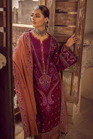 Picture of Gul Ahmed - 3PC Khaddar Suit With Linen Dupatta VK-22001 Winter Collection - Available at Raja Sahib