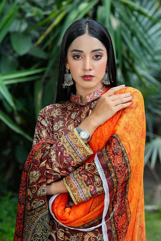 Picture of <!--vi-->Qalamkar - AN 04 Aangan Prints Fall Winter Linen Collection Vol 1 - Available at Raja Sahib