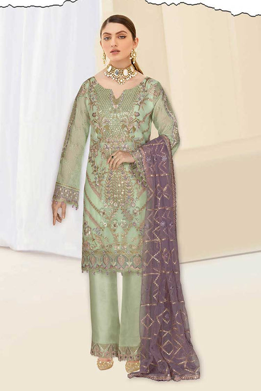 Picture of Ramsha - K 103 Kashish Weightless Chiffon Collection Vol 1 - Available at Raja Sahib