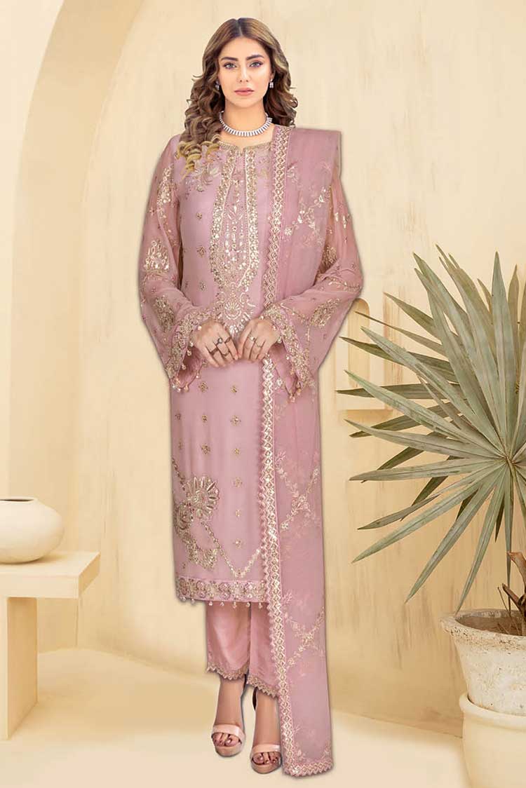 Picture of Ramsha - K 107 Kashish Weightless Chiffon Collection Vol 1 - Available at Raja Sahib