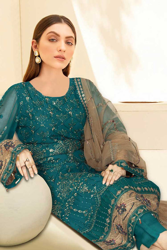 Picture of Ramsha - K 110 Kashish Weightless Chiffon Collection Vol 1 - Available at Raja Sahib