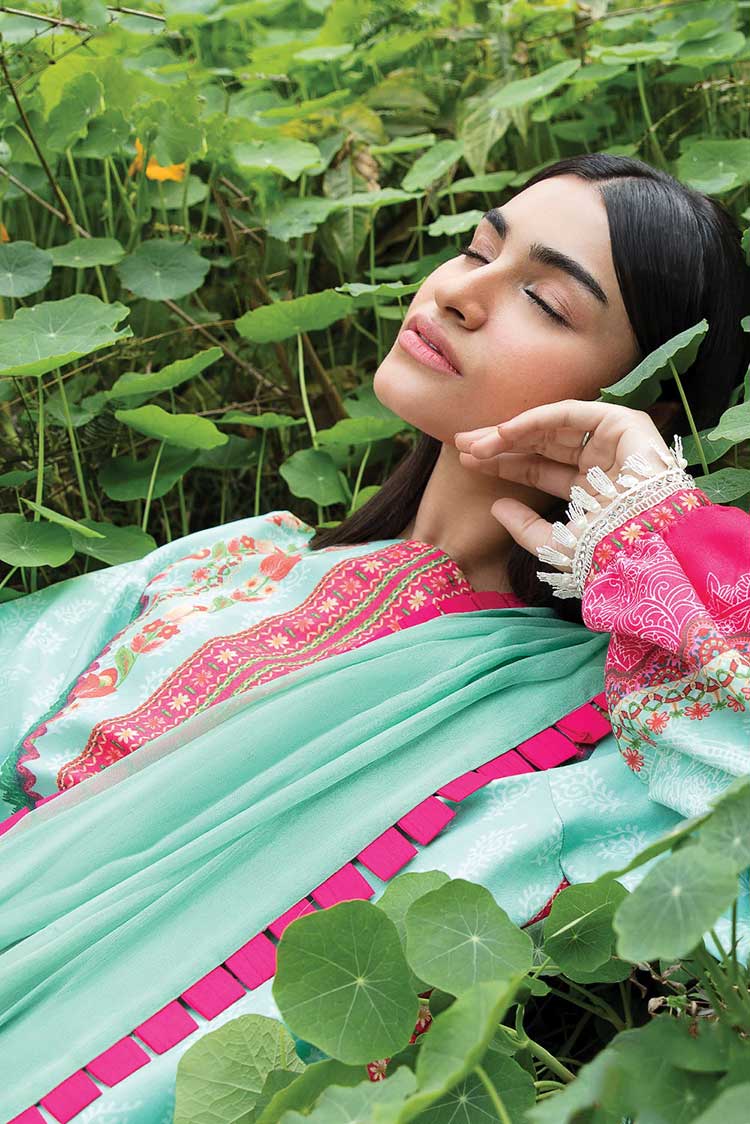 Picture of <!--ahx-->Afrozeh - AZL 23 V1 02 Shahgul Bahar Printed Lawn Collection - Available at Raja Sahib