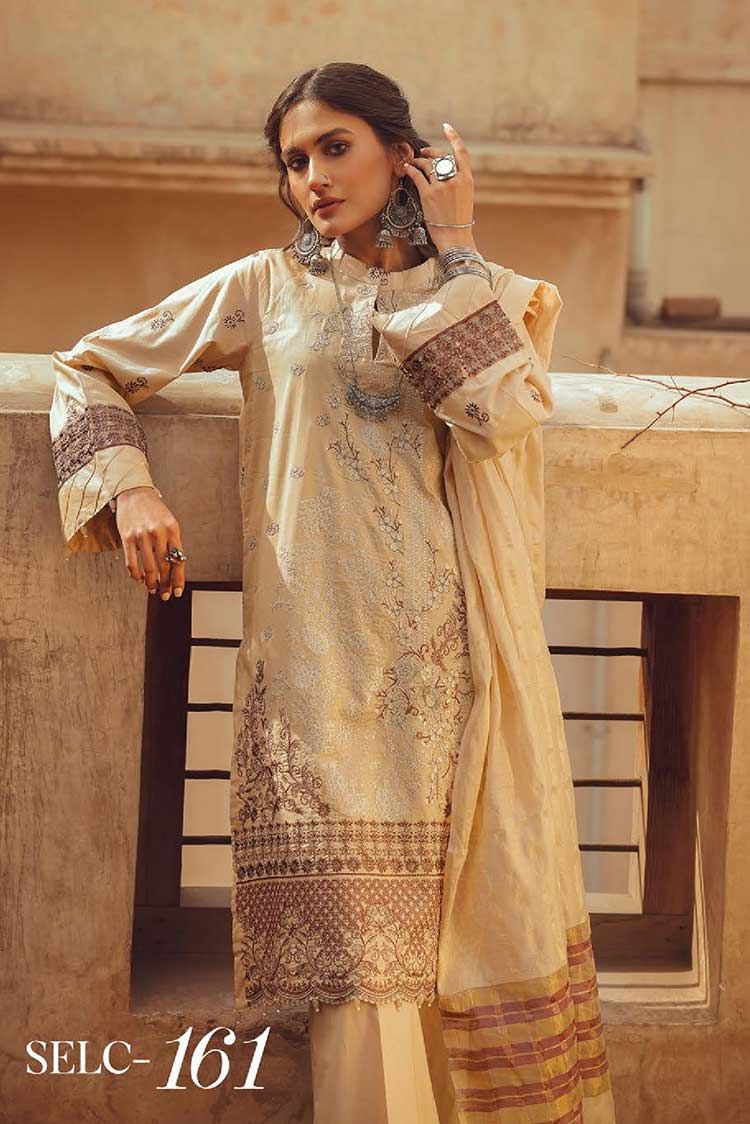Picture of <!--cae-->Shaista - SELC 161 Shahzal Embroidered Lawn Collection - Available at Raja Sahib