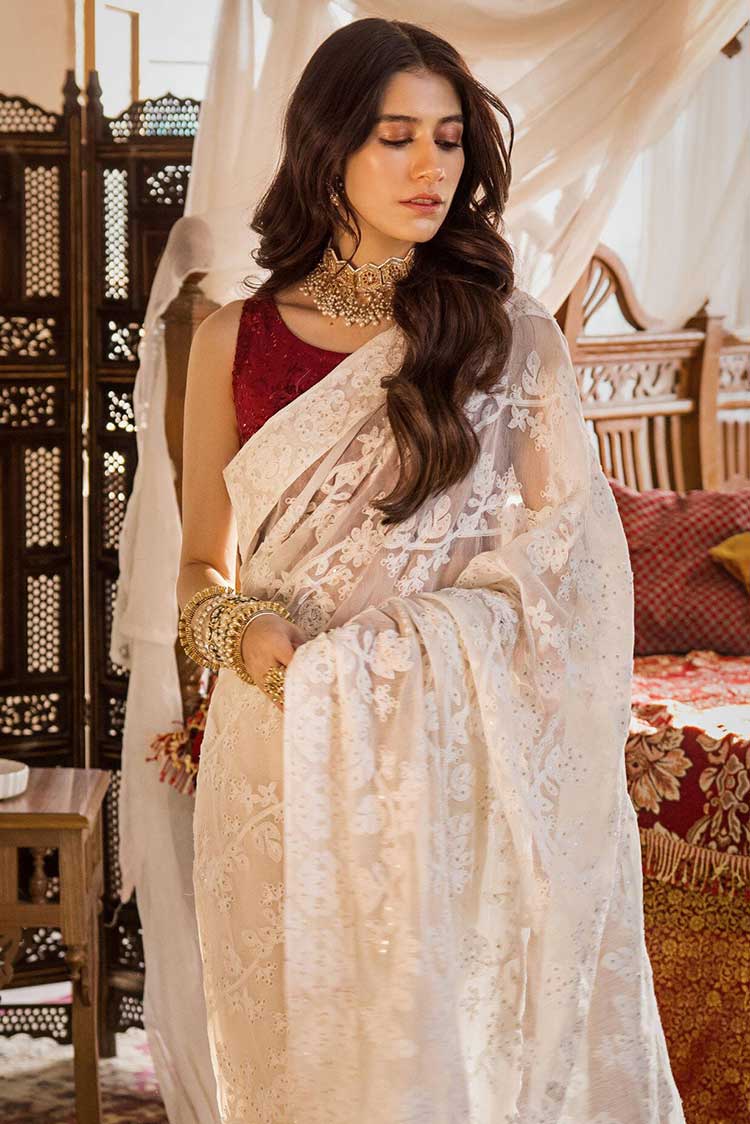 Picture of <!--ahv-->Asim Jofa - AJMQ 05 The Mughal Queen Lucknowi Chikankaari Collection - Available at Raja Sahib