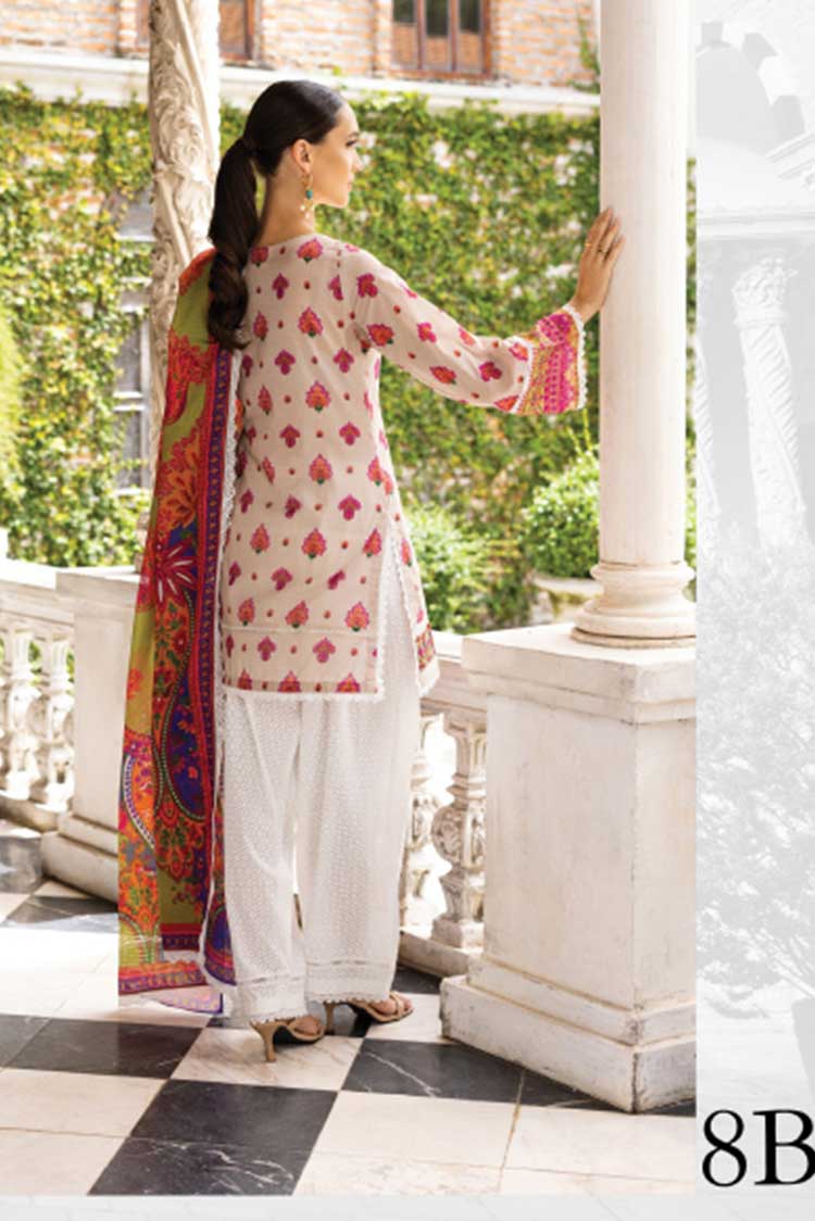 Picture of <!--ahn-->Zainab Chottani - 8B Whipsy Lush Tahra Embroidered Lawn Collection - Available at Raja Sahib