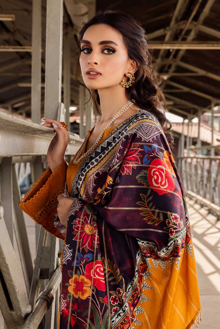 Picture of <!--uq-->Nureh - NS 94 Maya Safarnama Embroidered & Embellished Linen Collection - Available at Raja Sahib