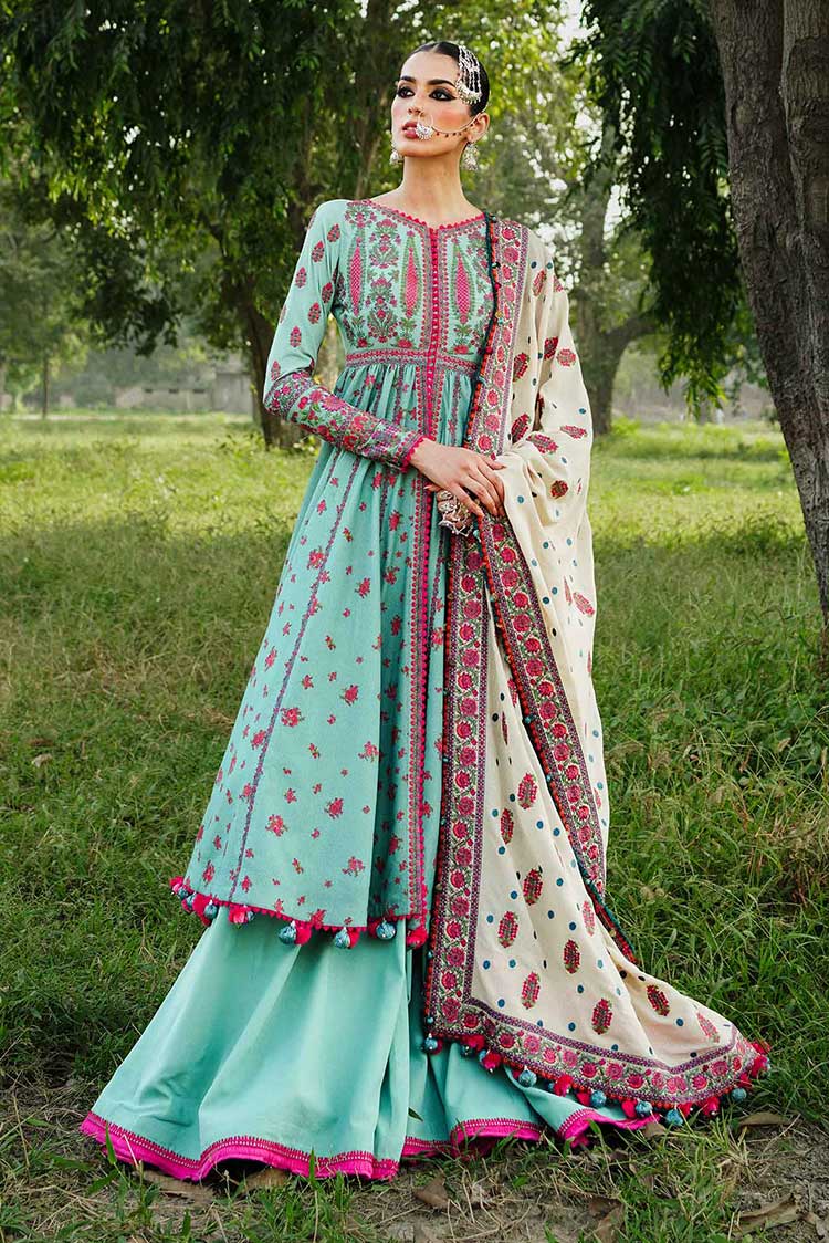 Picture of <!--afk-->Hussain Rehar - 09 Ferozi Karandi Autumn Winter Collection - Available at Raja Sahib