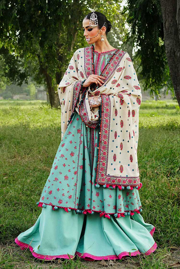 Picture of <!--afk-->Hussain Rehar - 09 Ferozi Karandi Autumn Winter Collection - Available at Raja Sahib