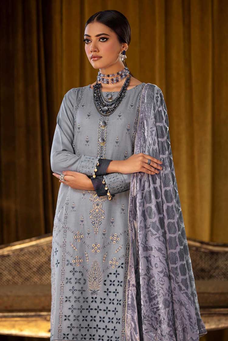 Picture of <!--ss-->Lala - LW 0123 Brocade Winter Collection - Available at Raja Sahib