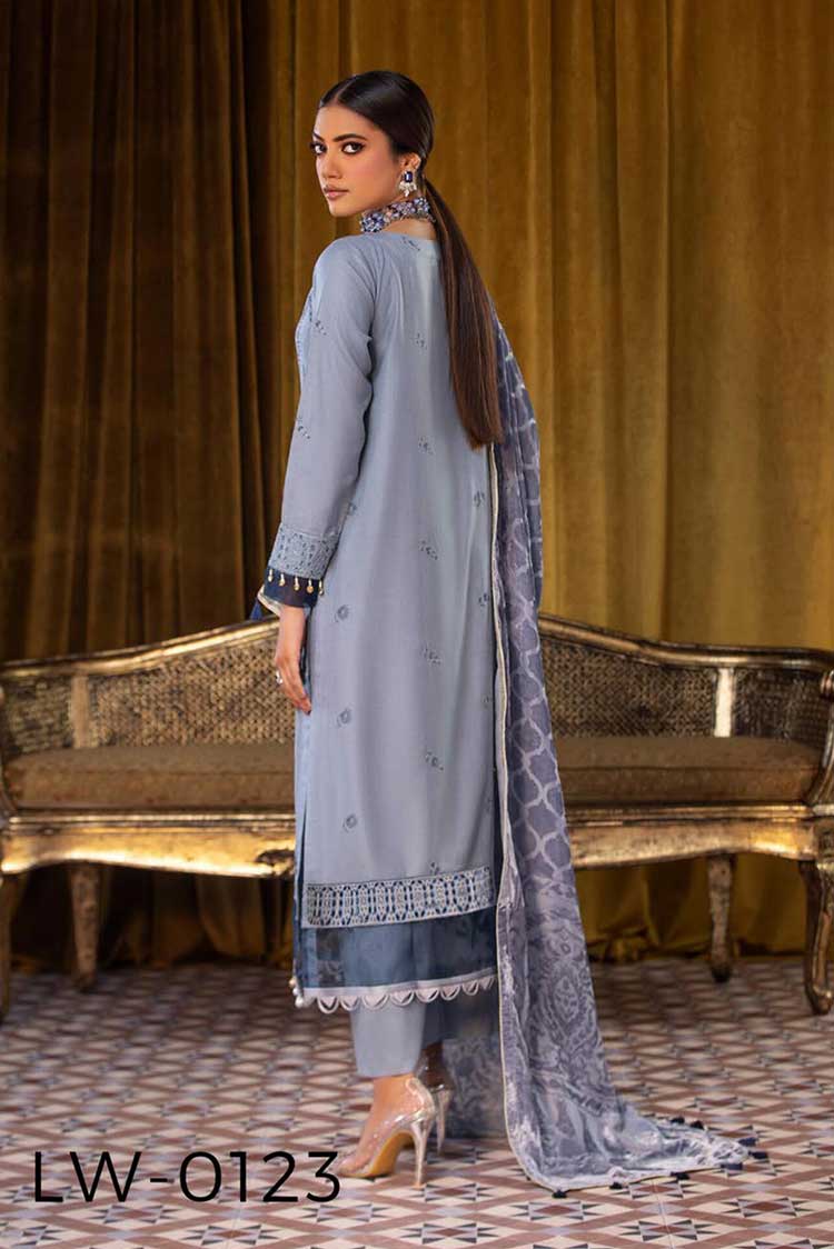 Picture of <!--ss-->Lala - LW 0123 Brocade Winter Collection - Available at Raja Sahib