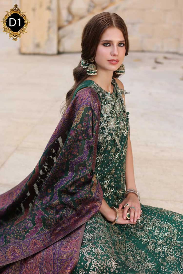 Picture of <!--sr-->Noor by Saadia Asad - Design 01 Noor Kaani Handmade Wedding Collection - Available at Raja Sahib