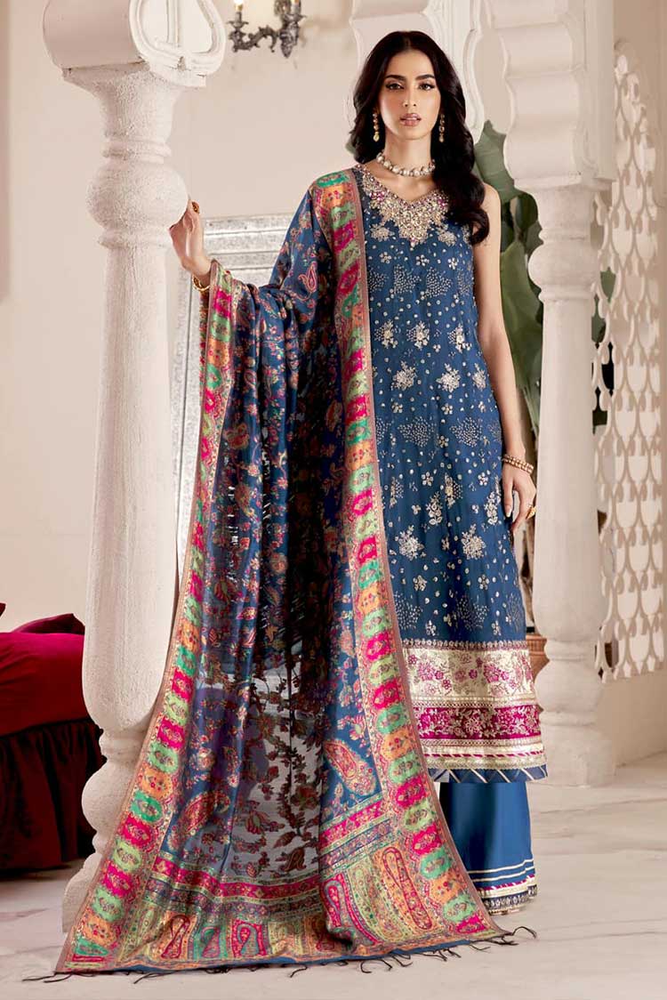 Picture of <!--sq-->Noor by Saadia Asad - Design 02 Noor Kaani Handmade Wedding Collection - Available at Raja Sahib