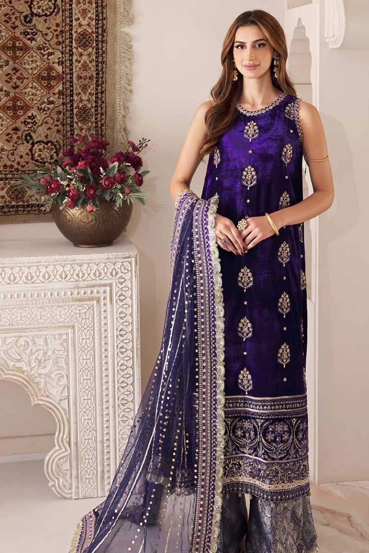Picture of <!--so-->Noor by Saadia Asad - Design 04 Noor Kaani Handmade Wedding Collection - Available at Raja Sahib