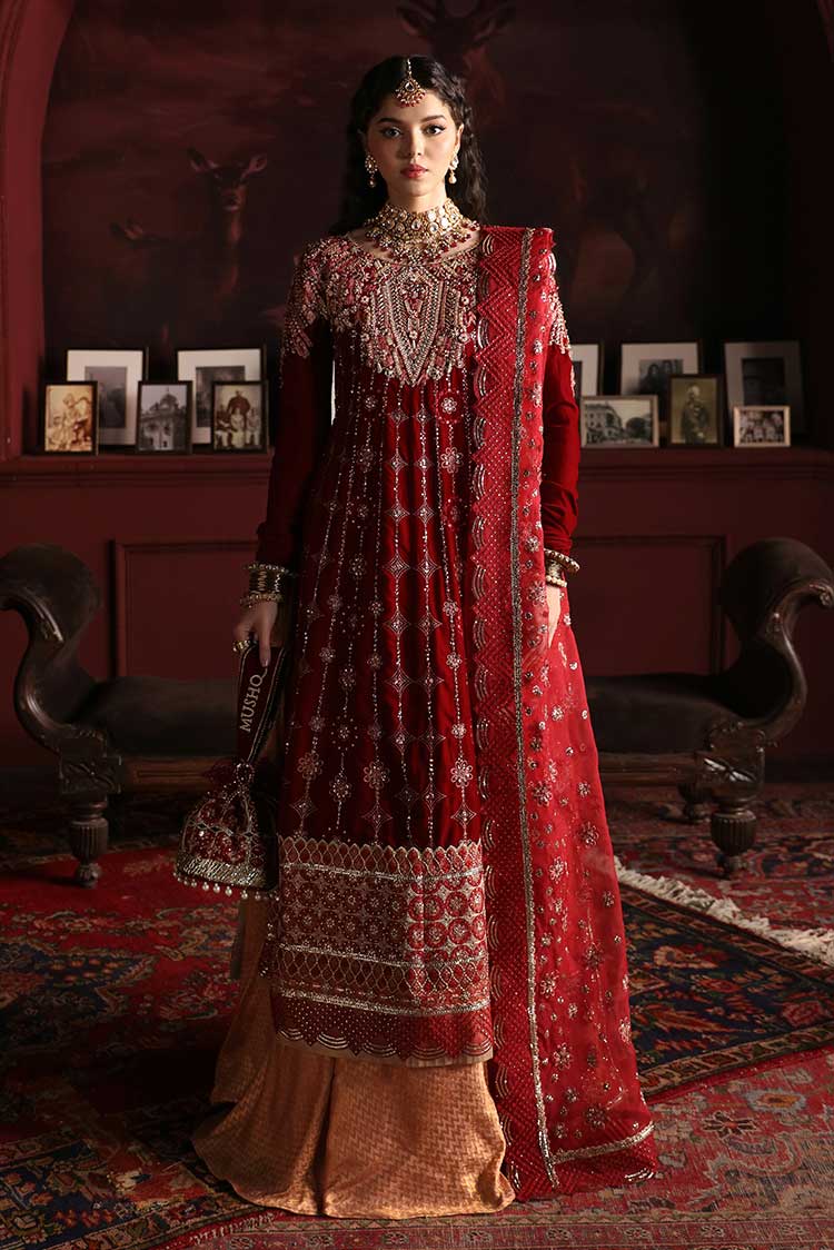 Picture of <!--sh-->Mushq - MV 23 08 Farah Niloufer Velvet Edit - Available at Raja Sahib