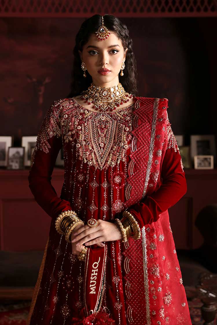 Picture of <!--sh-->Mushq - MV 23 08 Farah Niloufer Velvet Edit - Available at Raja Sahib