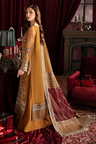 NEL 37 Crimson Ellanora Embellished And Embroidered Luxury Chiffon Collection