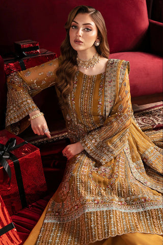 NEL 37 Crimson Ellanora Embellished And Embroidered Luxury Chiffon Collection