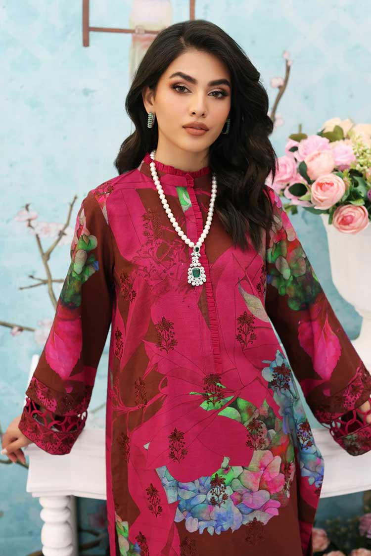 Picture of <!--tv-->Charizma - BLW3 03 Belle Printed Embroidered 2 PC Khaddar Fall Winter Collection - Available at Raja Sahib