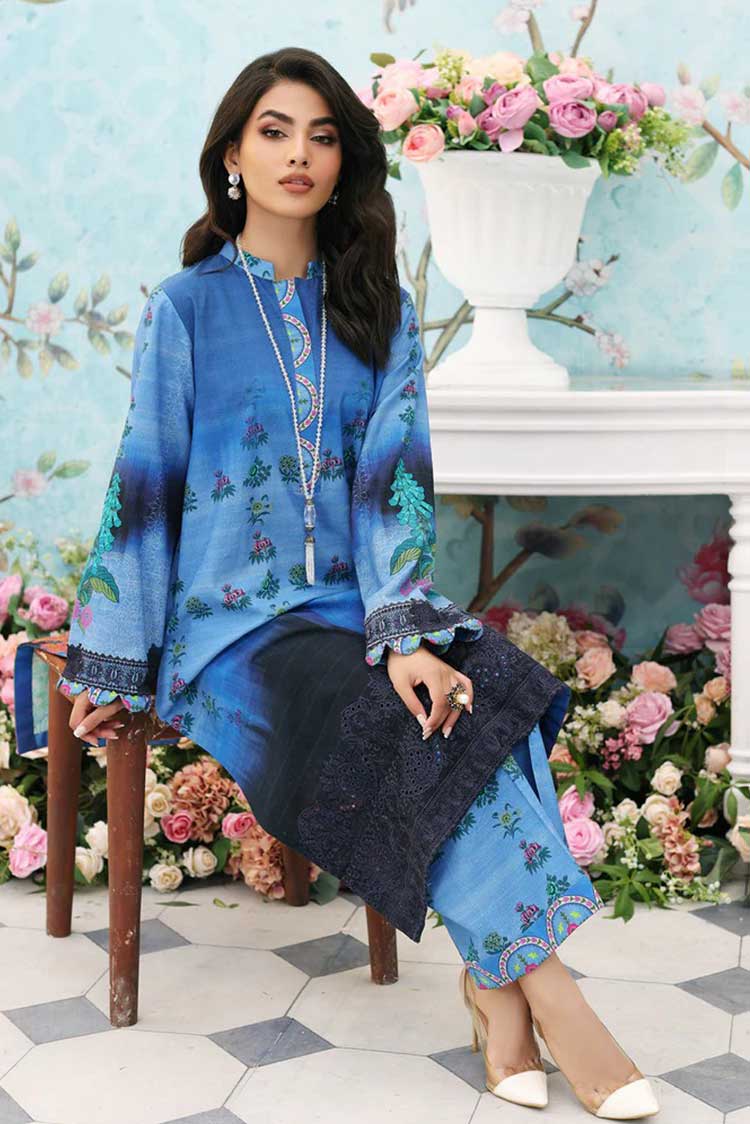 Picture of <!--tu-->Charizma - BLW3 05 Belle Printed Embroidered 2 PC Khaddar Fall Winter Collection - Available at Raja Sahib
