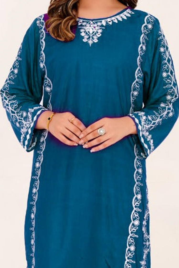 Picture of Damask - Embroidered Winter Pret Collecion - 2 PC - Zaib - Available at Raja Sahib