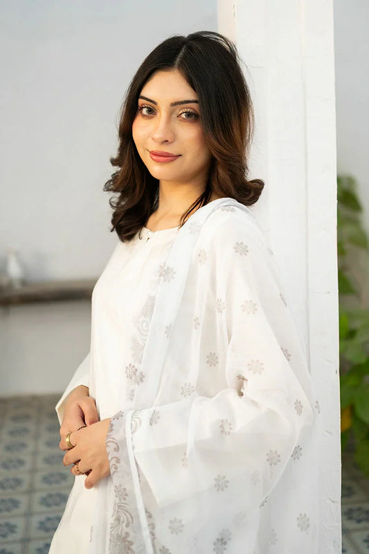 Zauk - Eid Edit - Kurta Set - White