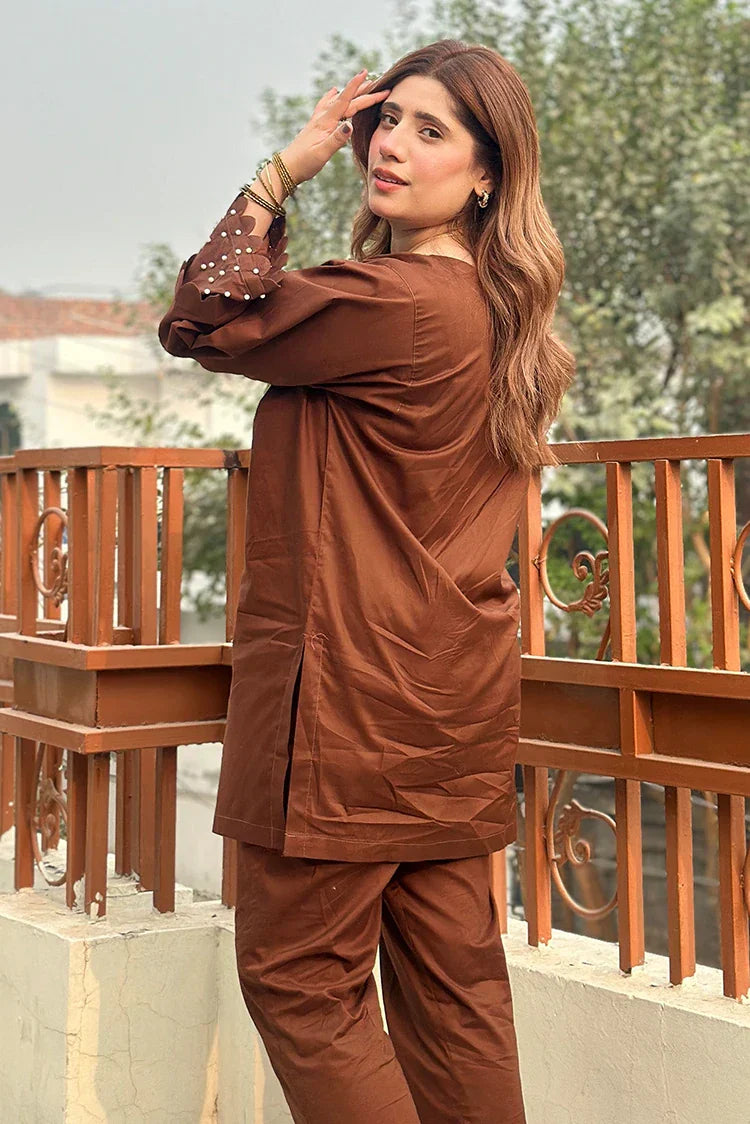 Picture of Modest - Women's 2 Piece Suit - Azure - Available at Raja Sahib