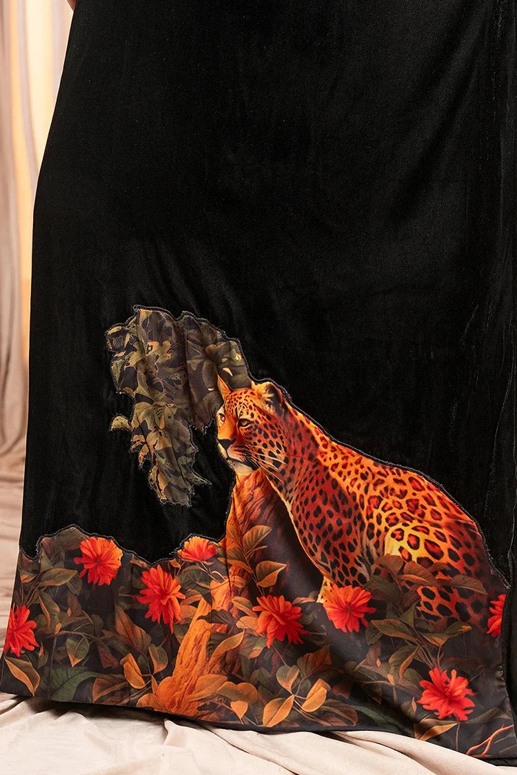 Picture of Stitch Vibes - Elnara Ember Kaftan - 1 Piece - ZGA7467 - Available at Raja Sahib