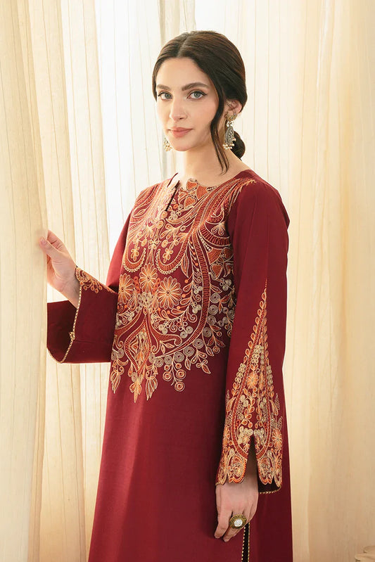 Zarlay - Heer Embroidered Pret - Tara