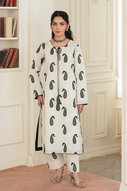 Zarlay - Heer Embroidered Pret - Noor