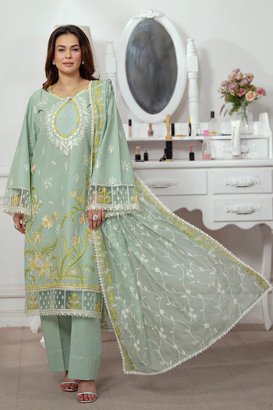 Zarlay - Gull Bahar Luxury Lawn - 3 Piece - Stylish Embroidered