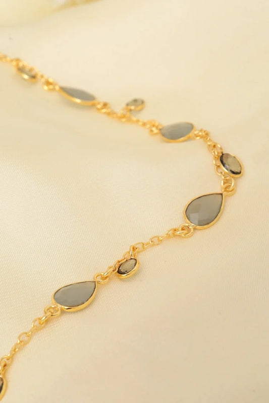 Zehnaz - Gray Elegance Necklace