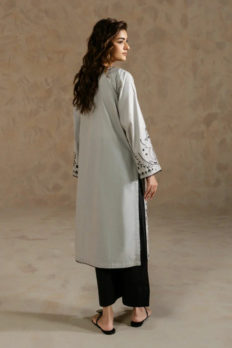 Picture of Zehnaz - Embroidered Cambric Shirt - Noreeza - Available at Raja Sahib