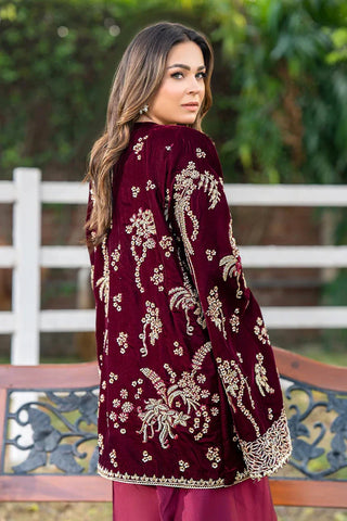 Picture of Zaib un Nisa - Velvets Pret Collection - Aroohi - Available at Raja Sahib