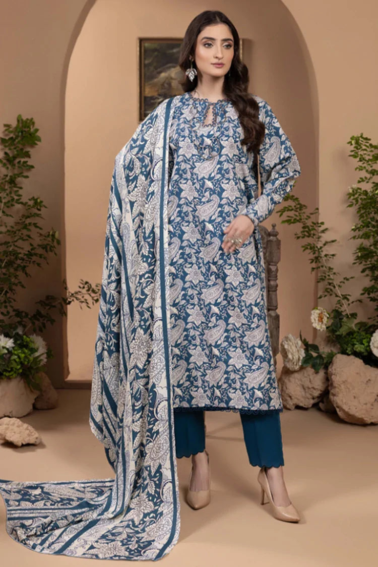 Picture of Humdum - Zara Unstitched Khaddar Collection - D07 - Available at Raja Sahib