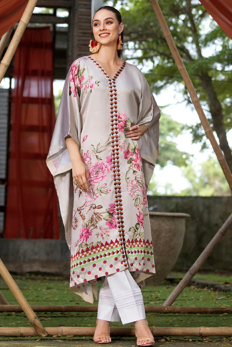 Picture of Anabelah - Pret Collection - Floral Art Kaftan - Available at Raja Sahib