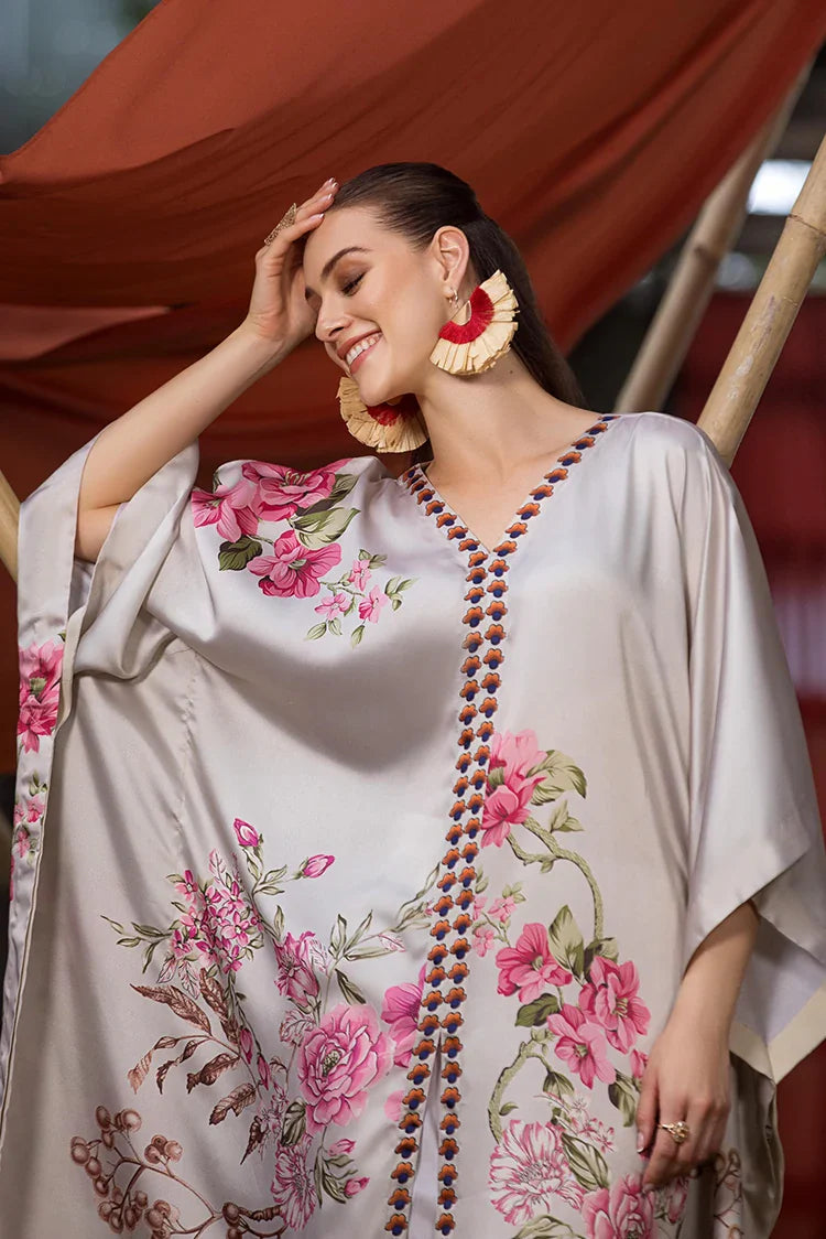 Picture of Anabelah - Pret Collection - Floral Art Kaftan - Available at Raja Sahib