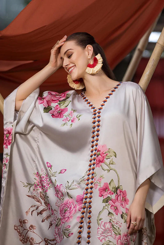 Picture of Anabelah - Pret Collection - Floral Art Kaftan - Available at Raja Sahib