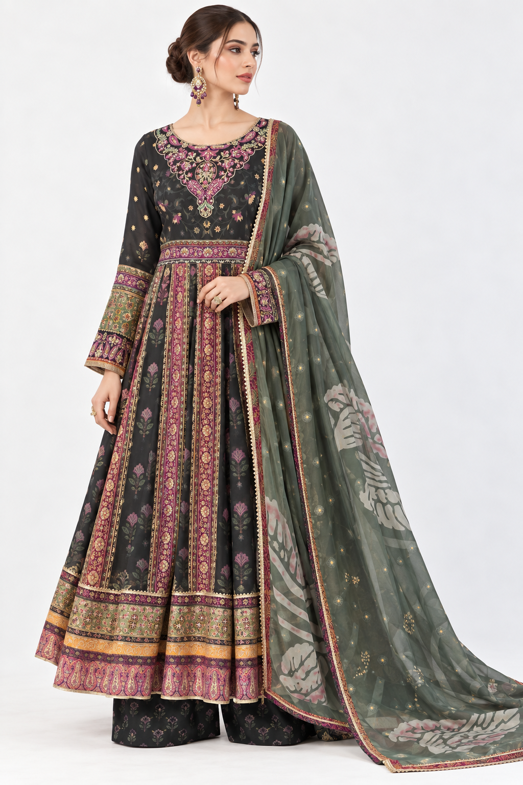 Picture of Saira Rizwan - Pishwas Collection - CHANDNI-06 - Available at Raja Sahib