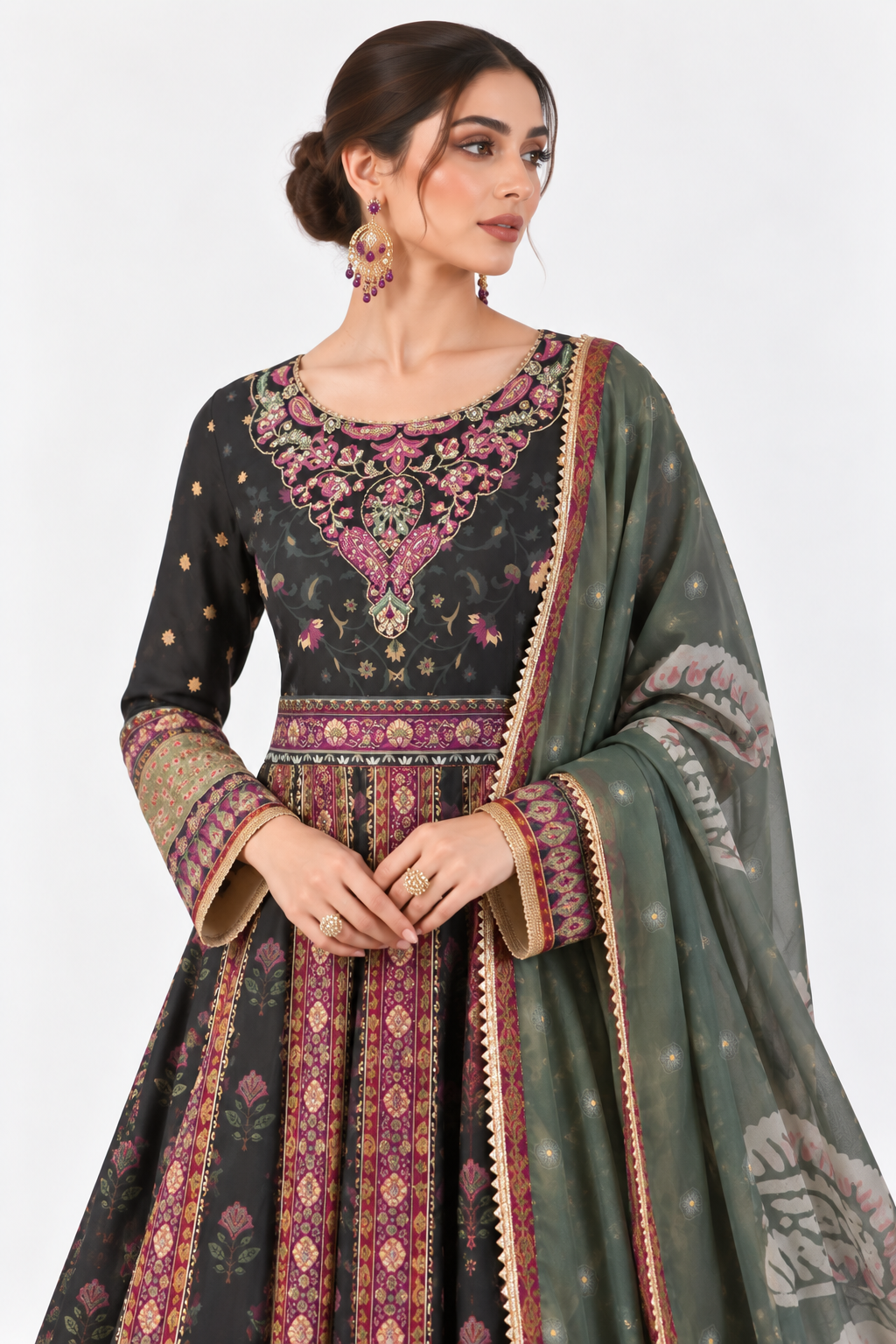 Picture of Saira Rizwan - Pishwas Collection - CHANDNI-06 - Available at Raja Sahib