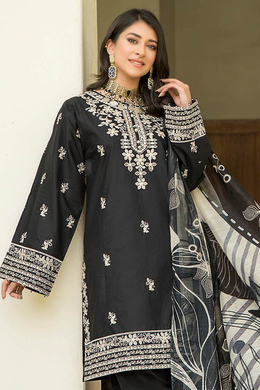 Ellena - 3-PC Stitched Lawn Suit