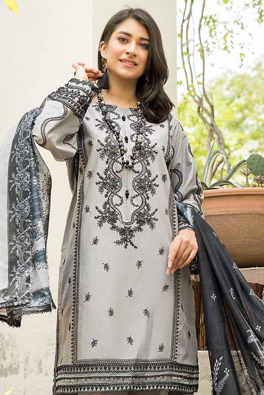 Ellena - 3-PC Stitched Lawn Suit