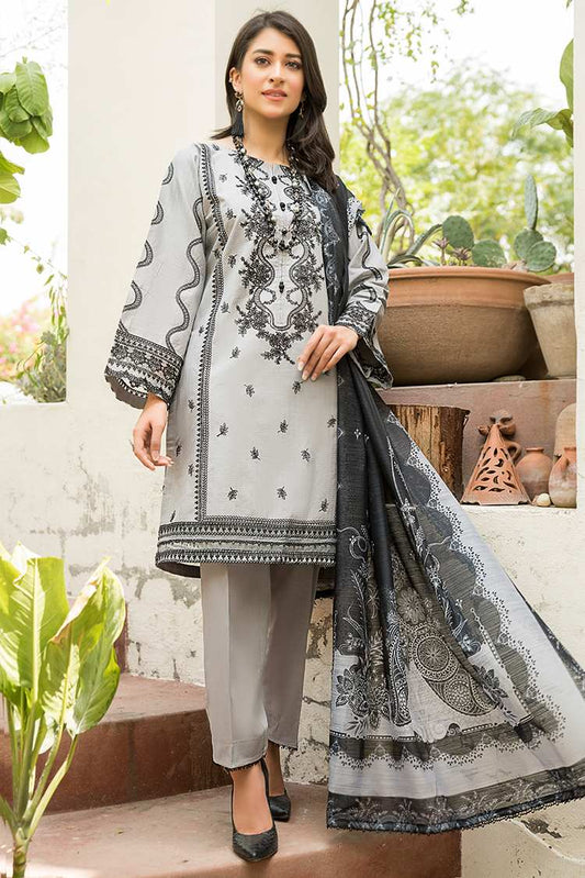 Ellena - 3-PC Stitched Lawn Suit