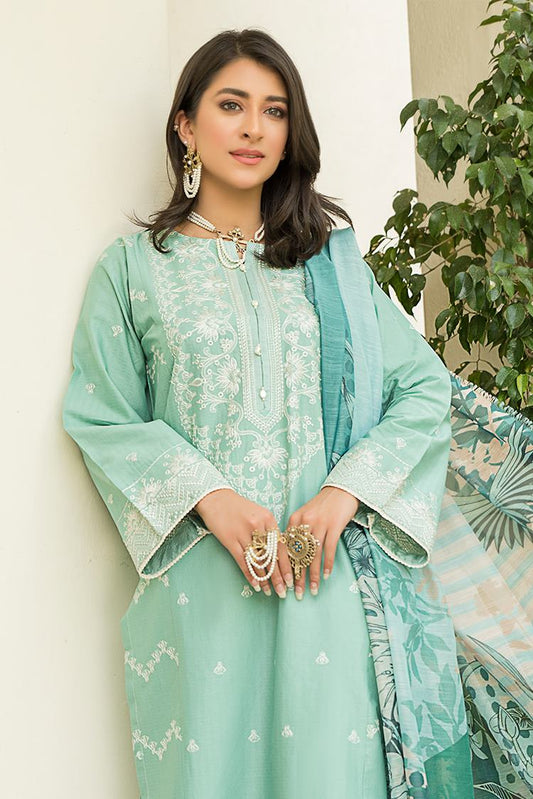 Ellena - 3-PC Stitched Lawn Suit