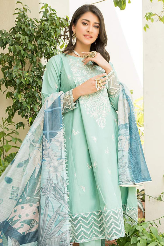 Ellena - 3-PC Stitched Lawn Suit