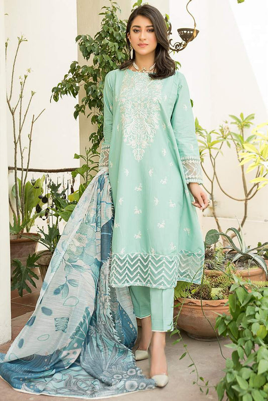 Ellena - 3-PC Stitched Lawn Suit
